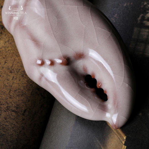 问鼎哥窑蟹钳 问鼎茶器梅子青蟹钳（缺货） 商品图3