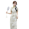 SYG2024年新款旗袍春秋款中式妈妈旗袍年轻款三分袖女复古修身礼服 商品缩略图4