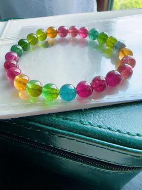 15.55g 7.3mm碧玺手链