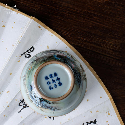 问鼎鼎峰柴窑天青鸡缸杯 (富贵吉祥) 商品图4