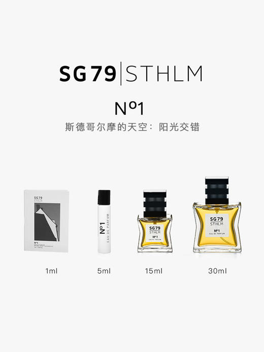 SG79｜N1 EDP 阳光交错 [ 斯德哥尔摩的午后_ 浓香 ] 商品图6