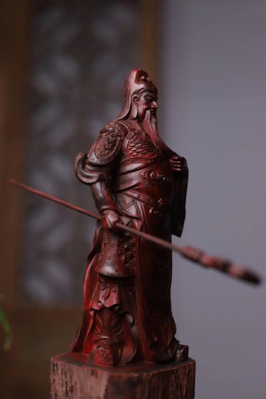 武财神/关公°小叶紫檀拆房老料摆件 商品图4