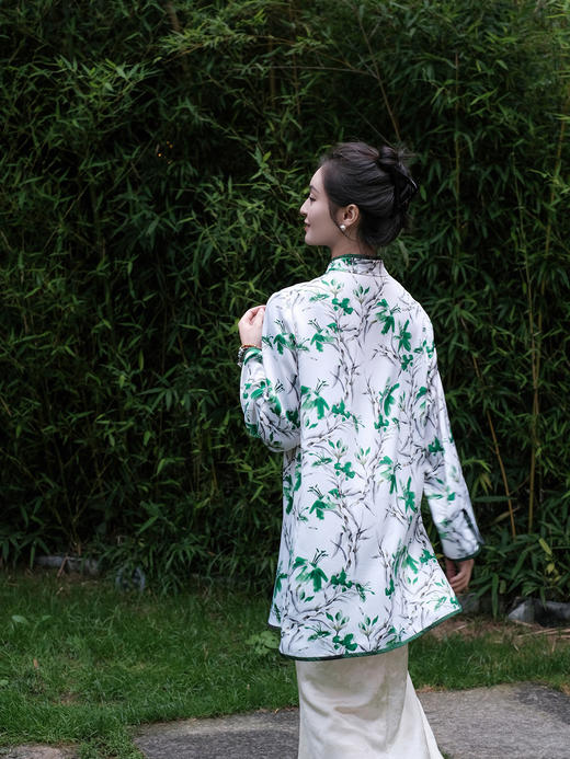 盛唐婧|幽兰真丝防晒上衣 商品图1