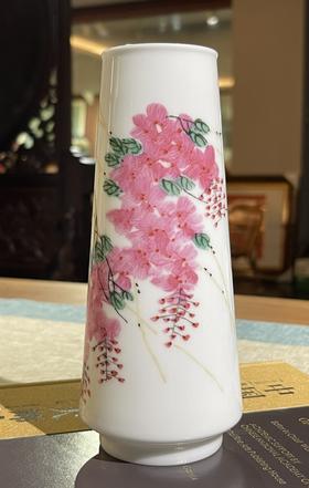 粉彩紫气东来小赏瓶
