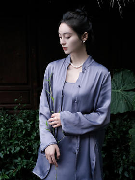 盛唐婧|素色真丝防晒上衣