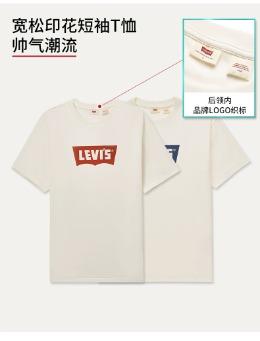 【春上新】【新品】6楼李维斯  休闲短袖T恤001AM0013吊牌价349 商品图1