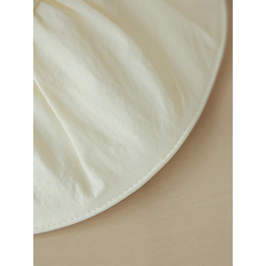 【抖音专属】褶皱空顶遮阳帽（24715049米白色/香芋紫-均码）出游必备防晒用品 商品图3