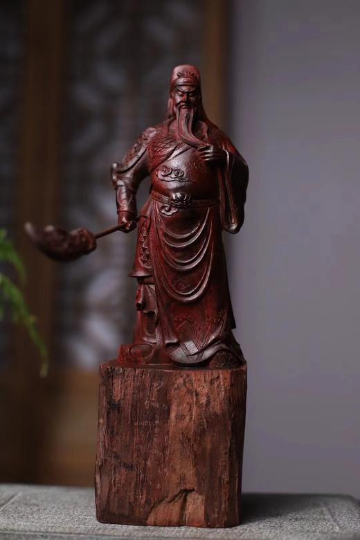 武财神/关公°小叶紫檀拆房老料摆件 商品图0