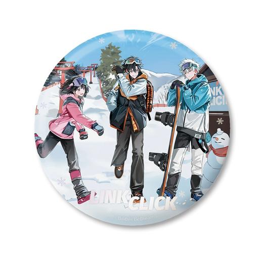 三月兽 时光代理人 Outdoors 游冬踏雪 150mm 大吧唧 大徽章 国谷 商品图0