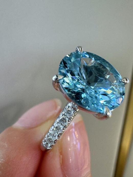 2.32ct 3.39g 海蓝宝戒指 商品图1