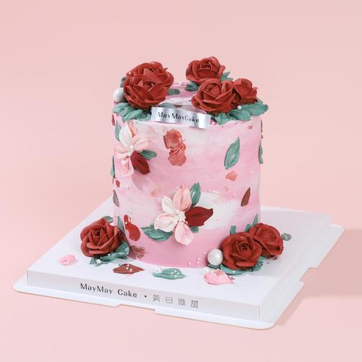 复古野玫|裱花蛋糕（提前一天预定）【D4849】 商品图0