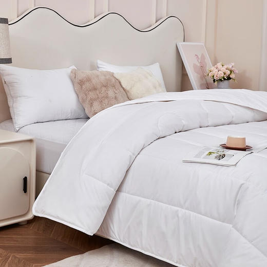 红蜻蜓 被子冬被双人澳毛纤维被芯-三明治羊毛冬被 商品图1