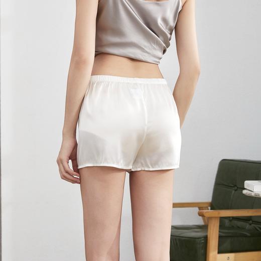 丁摩新款真丝短裤女桑蚕丝防走光安全裤薄款仙女平角缎面打底裤AL000321 商品图1