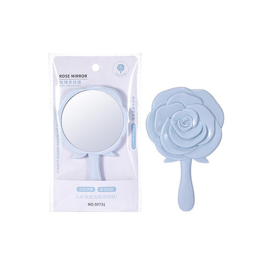 【GZ】无忧购玫瑰的故事同款化妆镜便携手持小镜子SY731（截单后7天发货)25年清仓捡漏 商品图4