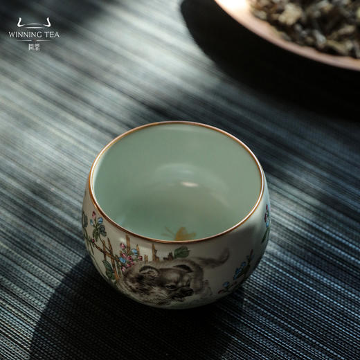 问鼎鼎峰柴窑容华杯（篱落景盛） 商品图1