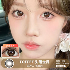 TOFFEE / 失落世界 / 美瞳日抛 / 10片入 / 无售后 / 14.2mm / 明显扩瞳