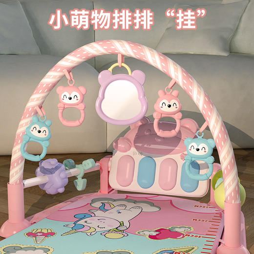 抖音同款脚踏钢琴婴儿健身架新生幼4宝宝躺着玩玩具0-3岁 商品图1