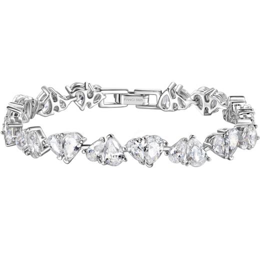 【相伴满镶手链】Fanci范琦银饰女Tennis网球链925银原创设计送女友 下单赠精美礼盒+顺丰速运+运费险 商品图0