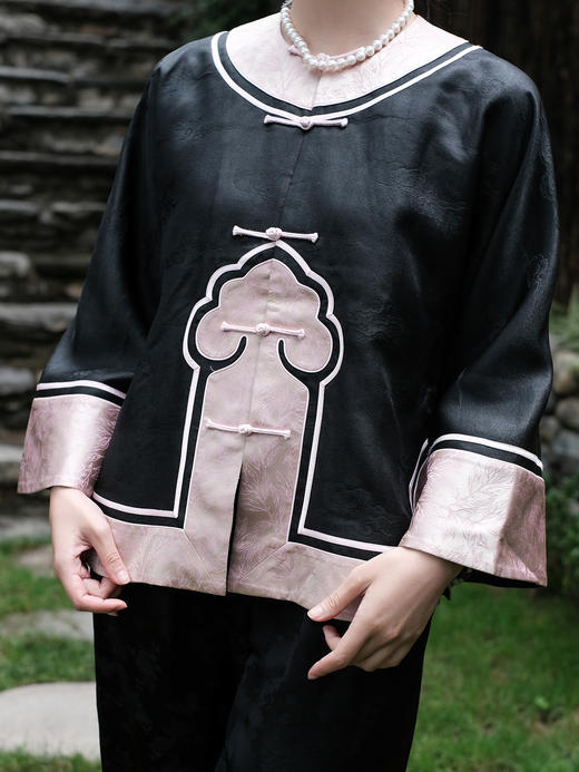 盛唐牡丹盛奢系列| 限量款| 高货-祥云大如意对襟女外套(特殊商品不退不换) 商品图3