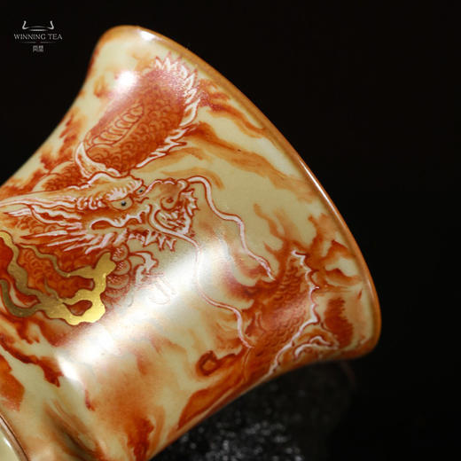 问鼎鼎峰柴窑玉皇釉皓素杯(浩瀚龙腾)（缺货） 商品图2