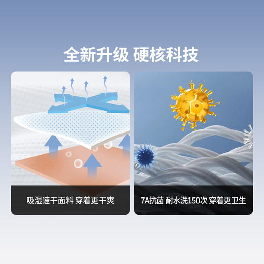素湃Supield百叶窗吸湿速干长袖T恤男7A抗菌寒水石凉感运动长T 商品图2