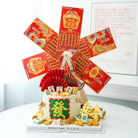 【提前一天预定】發|刮刮乐转转盘蛋糕（彩票款式随机）【C4838】