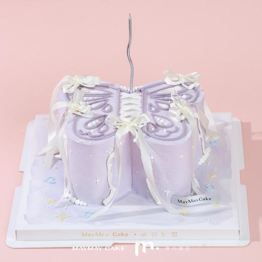 芭蕾风 |梦幻紫蝶蛋糕✨【D4860】 商品图1