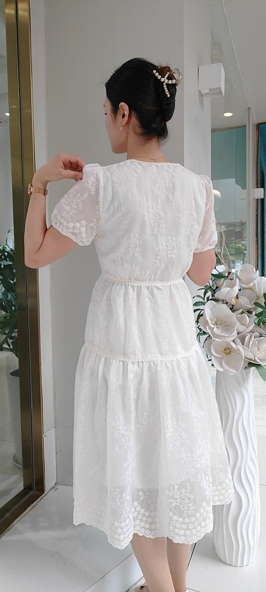 48Y832蕾丝花边公主连衣裙，棉质 商品图3