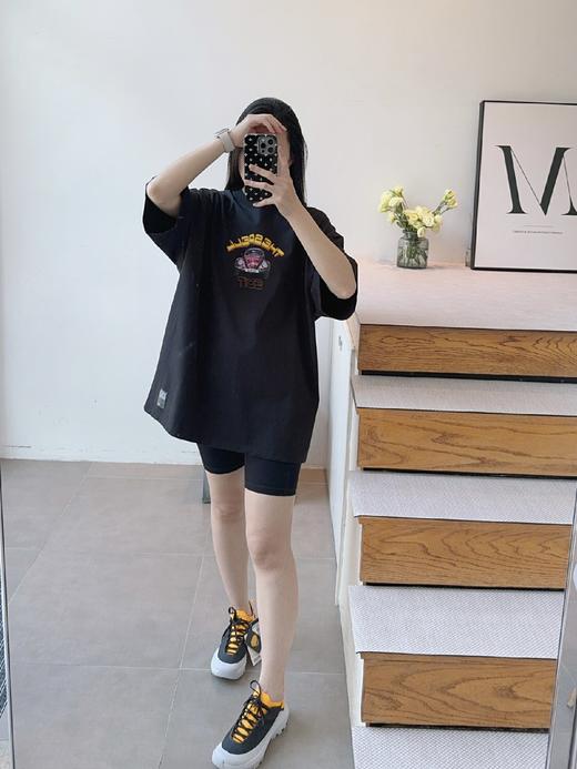 SPELLEDIT2022夏季新款小汽车BOX连衣裙薄款短袖宽松短裙女减龄 商品图11