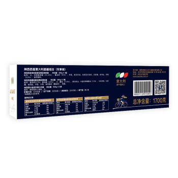 lasicilia意大利进口 6人份意面酱料礼盒1700g（意面2包+番茄/蘑菇意面酱） 商品图2