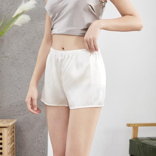 丁摩新款真丝短裤女桑蚕丝防走光安全裤薄款仙女平角缎面打底裤AL000321 商品图3