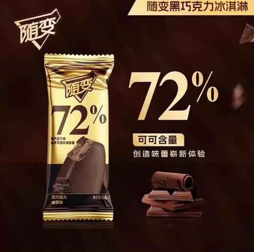 随变金标·黑巧克力冰淇淋65g 商品图0