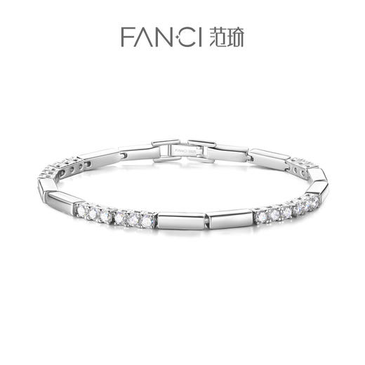 【律动满镶手链】Fanci范琦银饰女Tennis轻奢小众高级时尚精致新款 下单赠精美礼盒+顺丰速运+运费险 商品图0