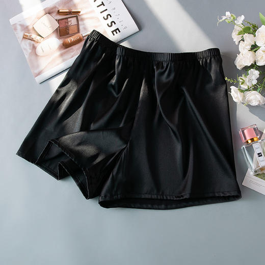 丁摩新款真丝短裤女桑蚕丝防走光安全裤薄款仙女平角缎面打底裤AL000321 商品图6