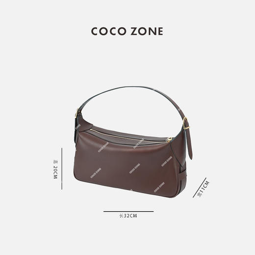 COCOZONE高级感肩包法式法棍包手提包腋下通勤包23C30208 商品图1