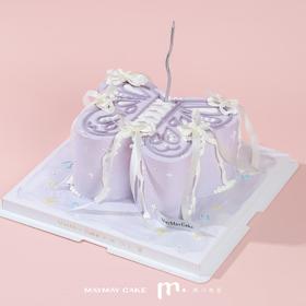 芭蕾风 |梦幻紫蝶蛋糕✨【D4860】