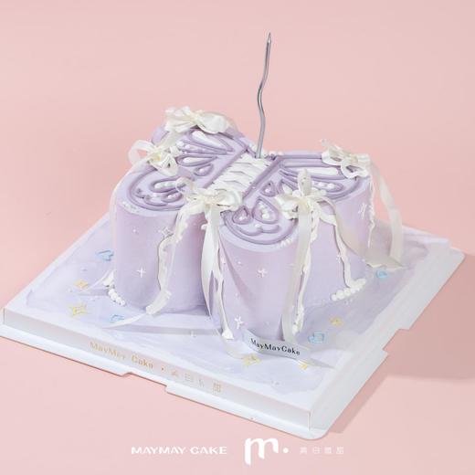 芭蕾风 |梦幻紫蝶蛋糕✨【D4860】 商品图0