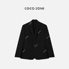 COCO ZONE 女士时尚黑色气质西装外套 23C18269 商品缩略图0