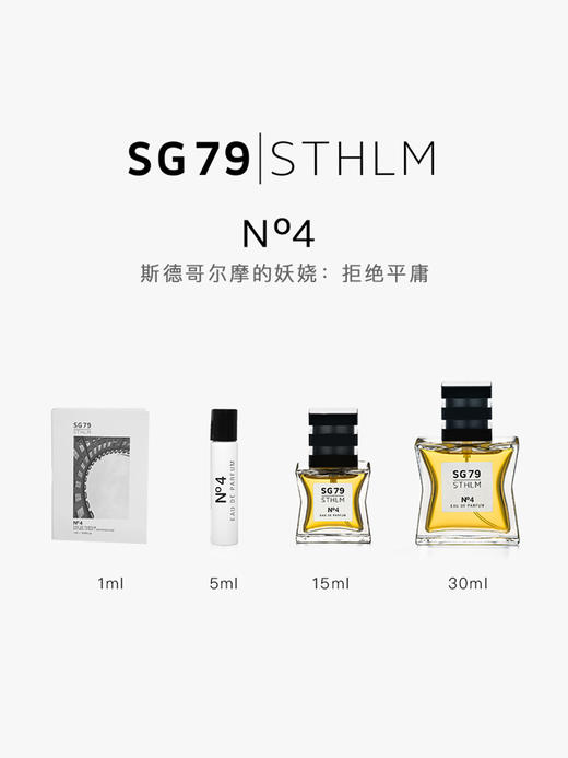 SG79｜N4 EDP 拒绝平庸 [ 斯德哥尔摩的妖娆_ 浓香 ] 商品图6