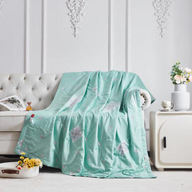 红蜻蜓 夏凉被-花溪 空调被春秋薄被子儿童午睡夏被夏季宿舍单人150*200cm