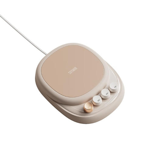 向物（SOTHING）加热杯垫热腾腾DSHJ-S-2206A 恒温杯垫保温杯垫热牛奶神器养生杯垫电热杯垫暖杯垫水杯加热底座可调温送女友生日礼物盒 【双核版】加热提速60%/ 0.4L 不含水杯 商品图1