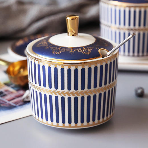 诺轩北欧式轻奢陶瓷调料罐糖罐调味瓶单个 商品图6