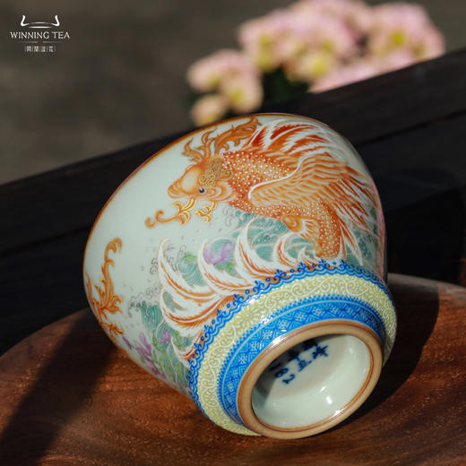 问鼎鼎峰柴窑馥郁杯 （鱼舞沧海） 商品图3