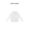 COCO ZONE通勤风纯色系绳连帽卫衣贴布绣长袖 23C29492 商品缩略图5