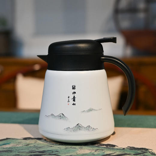 羽诗制造出品 大美安吉热水壶活字杯礼盒套装 商品图1