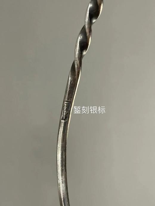 老银扭丝环型锁骨項圈，顺丰包邮 商品图2