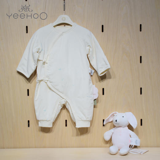 英氏-内衣类（秋）G3叠夹棉黄和蛤,睡莲黄,52CM 商品图0