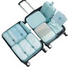 旅行收纳袋七件套装斜纹防水行李箱衣物整理收纳包多件套 商品缩略图4