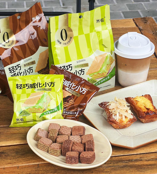小口酥脆｜米惦威化小方饼干 商品图0