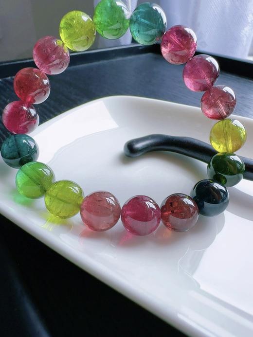 37.62g 10.9mm 碧玺手链 商品图3